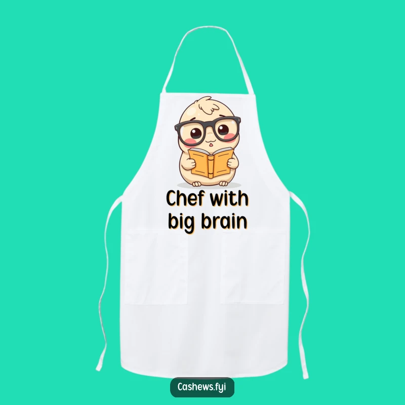 Funny Cashew Apron: Kitchen Reads with Nerdy Nut Humor