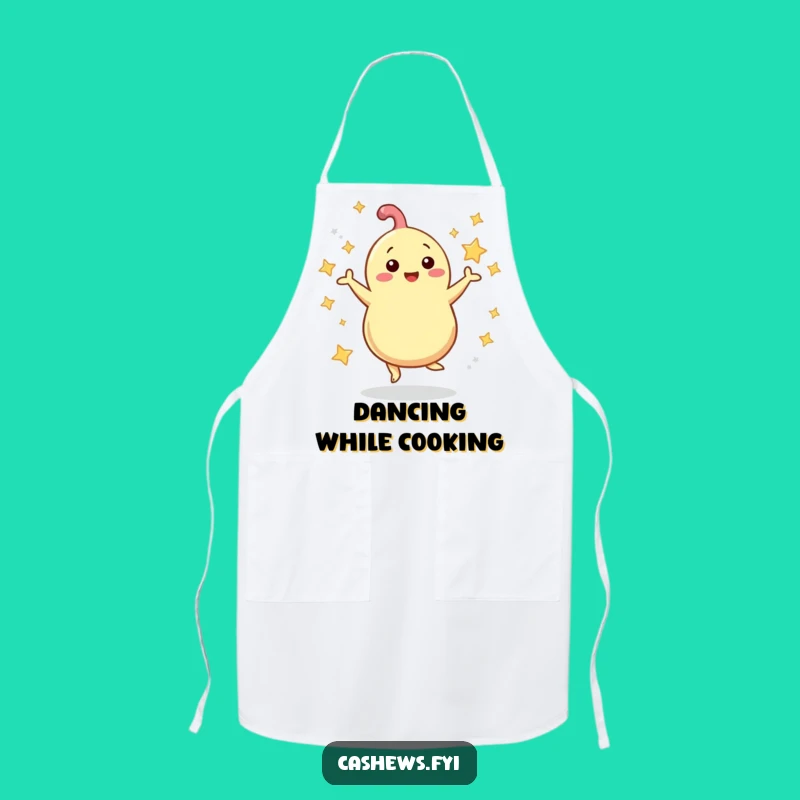 Funny Cashew Apron: Kitchen Dance Party with Starry Nut