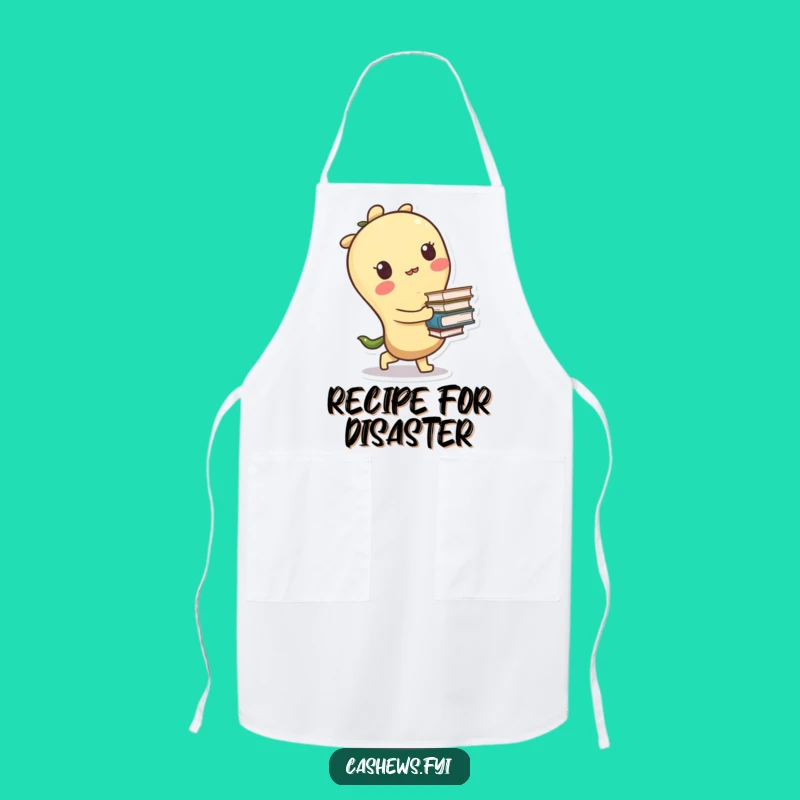 Funny Cashew Books Apron: Cook with Clumsy Charm in This Hilarious Nutty Wear!