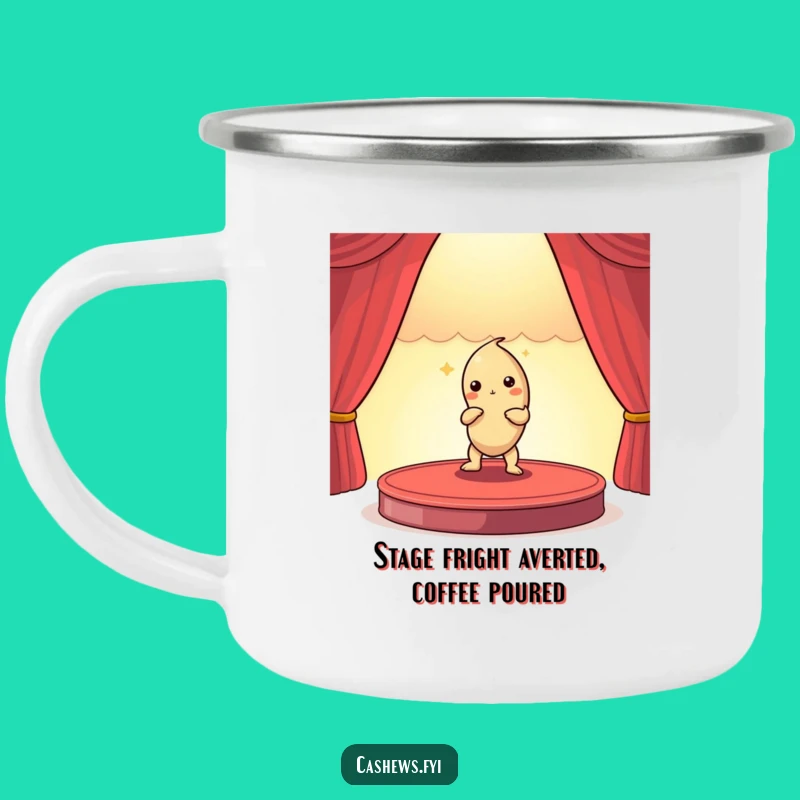 Adventure Funny Cashew Nut Camp Mug - Dramatic Outdoors Gift!