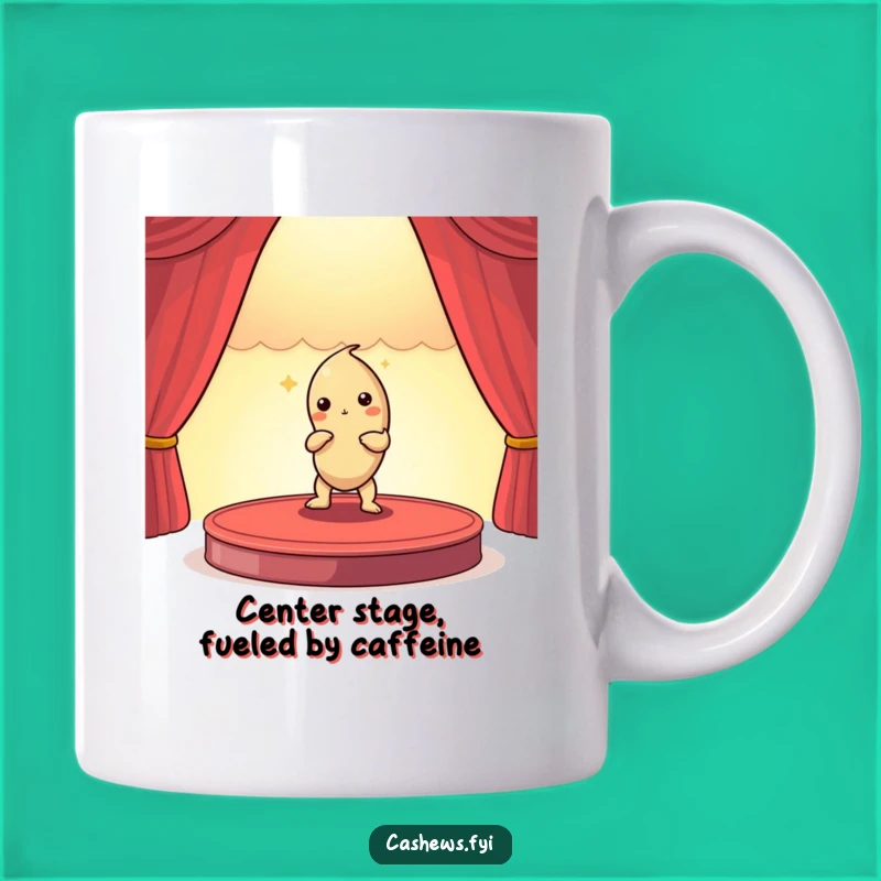 Funny Cashew Nut Actor Mug - Dramatic Performance Funny Gift!