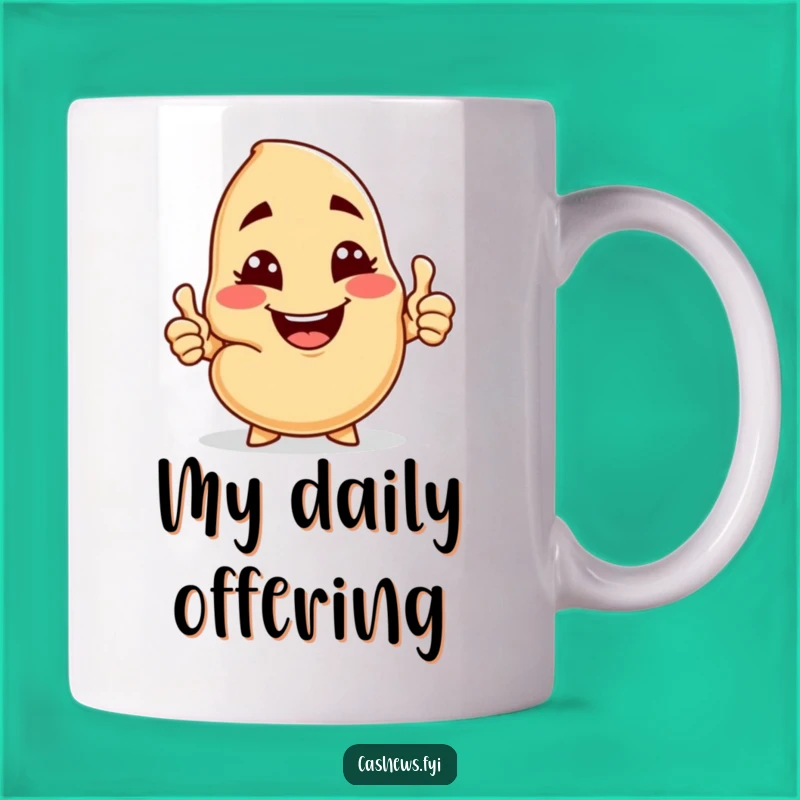 Funny Cheeky Cashew Mug: Gift-Giving Nut with a Wink, Perfect Gift