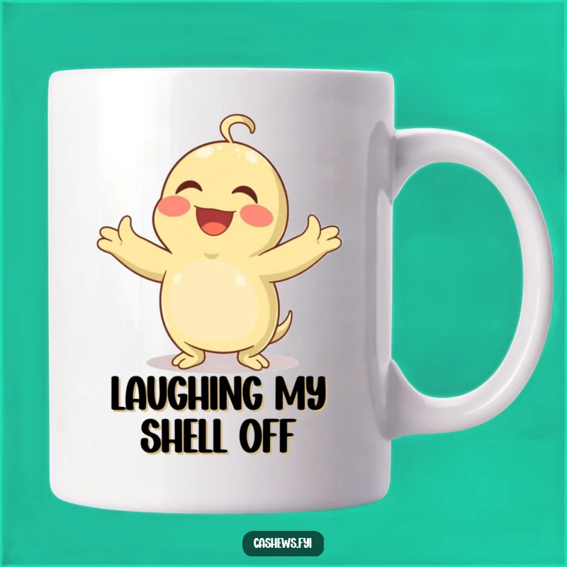 Funny Laughing Cashew Mug: Hilarious Nutty Joy for Your Coffee Break