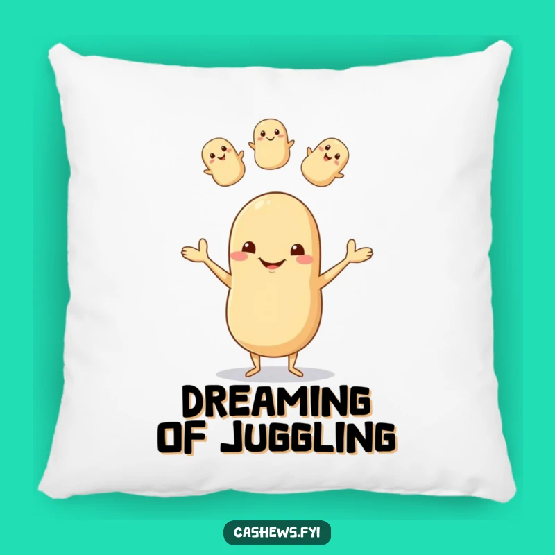 Funny Cashew Juggling Pillow: Comfy, Hilarious Nutty Decor for Your Sofa of Giggles