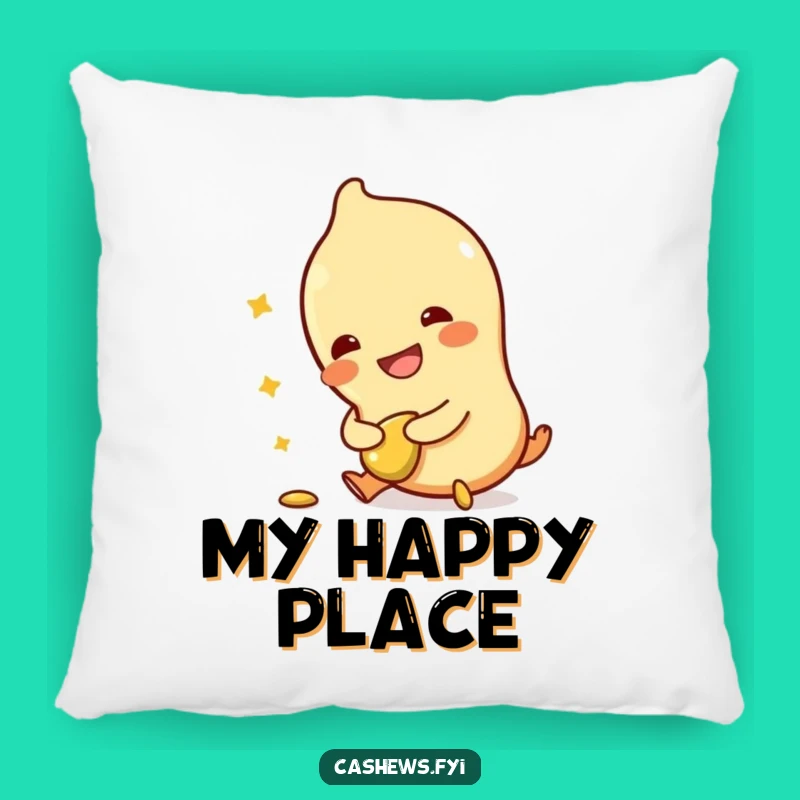 Funny Cashew Pillow: Soft Tripping Character Cushion, Perfect Gift