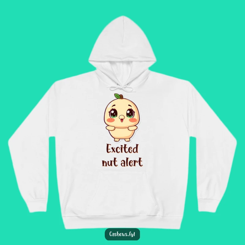 Funny Kawaii Cashew Wonder Hoodie - Cozy and Hilarious Nutty Warmth for Dreamers