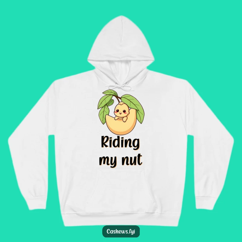 Funny Cashew Adventure Hoodie: Cozy Up with Nutty Journeys and Warm Comfort