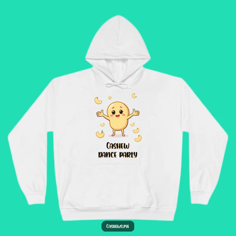 Funny Cashew Dance Hoodie: Cozy Up with Nutty Moves and Warm Comfort