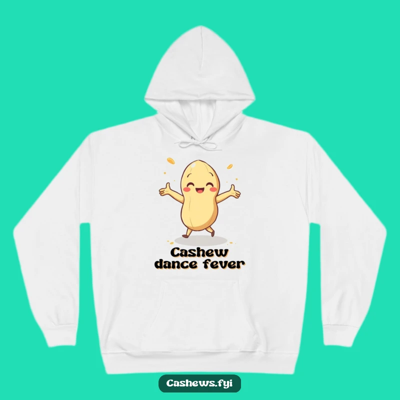 Funny Dancing Cashew Hoodie: Cozy, Joyful Nutty Wear for Warmth and Fun Moves
