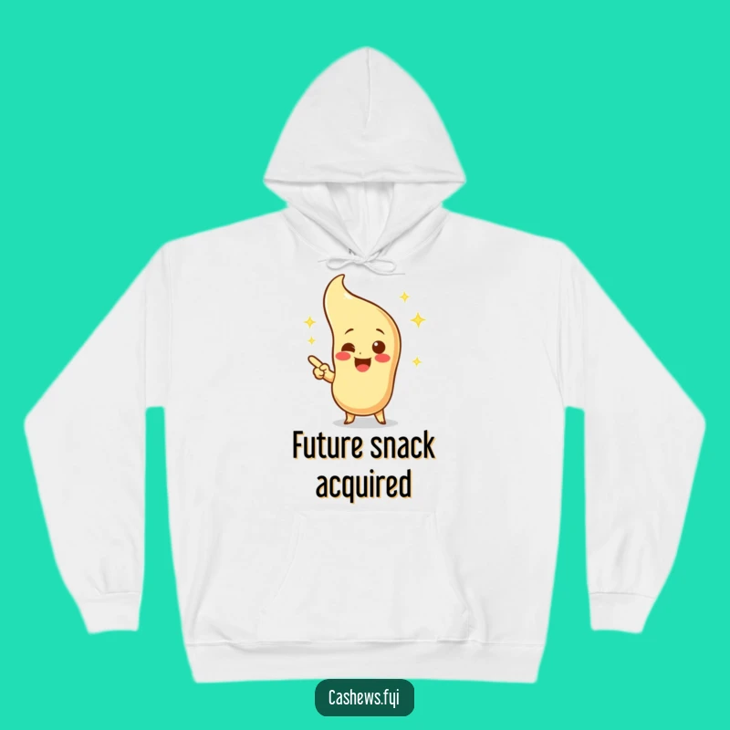 Funny Cashew Hoodie: Cozy Excited Character, Imaginary Cashew Design, Gift