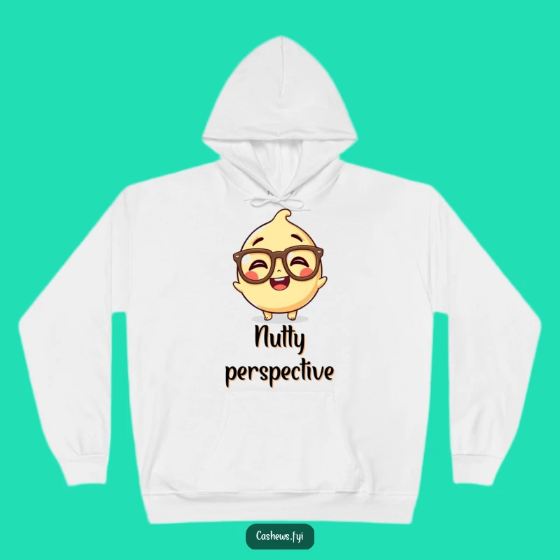 Funny Kawaii Cashew Spectacle Hoodie: Cozy Giggle Nutty Glasses, Great Funny Gift