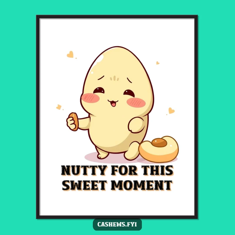 Funny Free Printable Cashew Wall Art - Dramatic Swoon Downloadable Decor