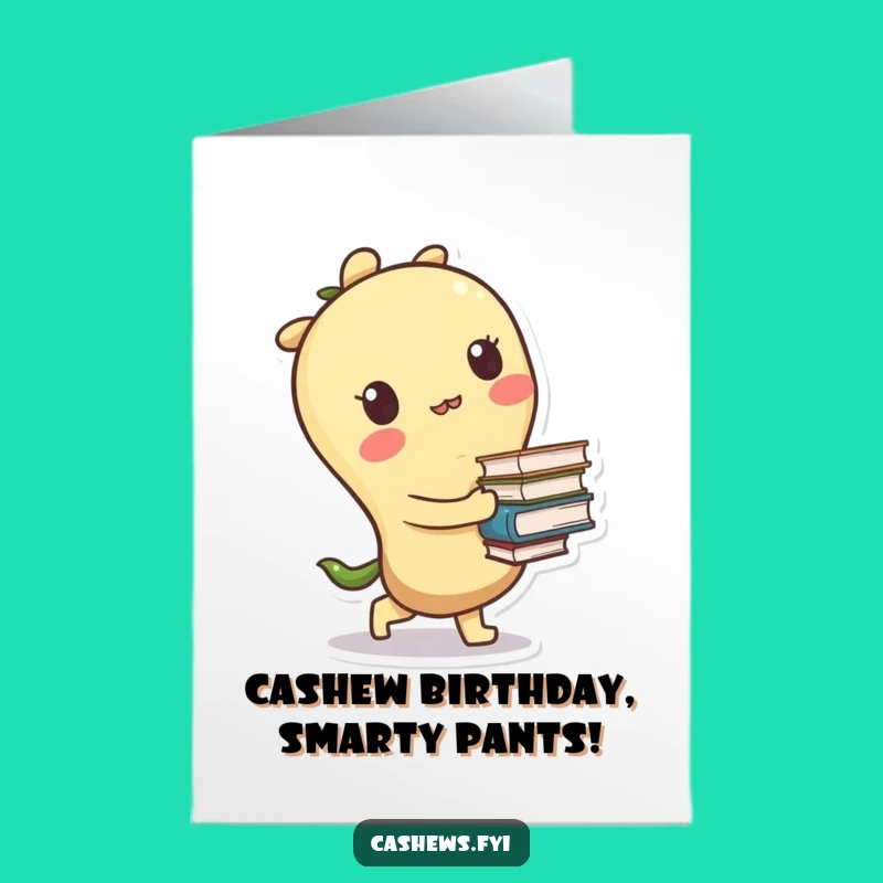 Free Printable Birthday Card: Funny Cashew Tripping for a Hilarious DIY Gift