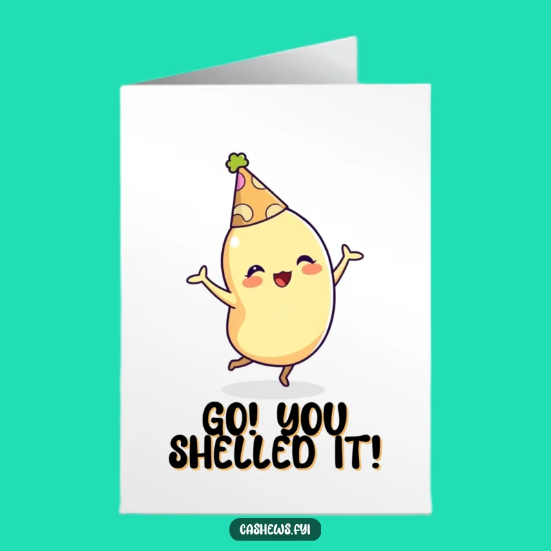 Celebration Dance Card: Free Printable Cashew's Joy, Hilarious Downloadable for Wins!