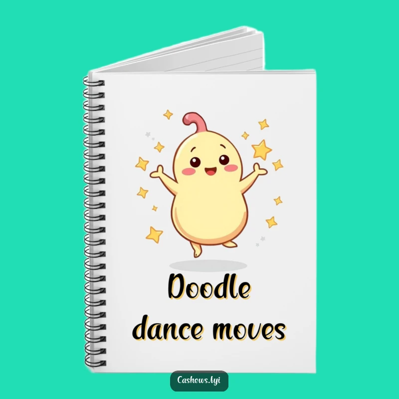 Funny Cashew Notebook: Starry Nut Grooving Journal