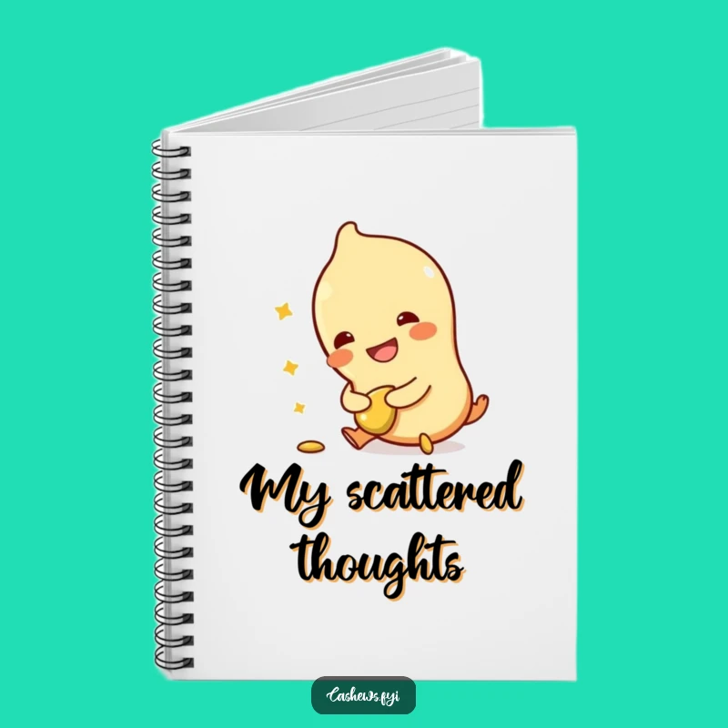 Funny Cashew Notebook: Tripping Character Journal for Notes, Perfect Gift