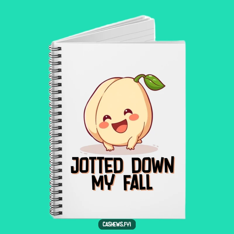 Funny Cashew Notebook: Tripping Nut Smiling Big Journal