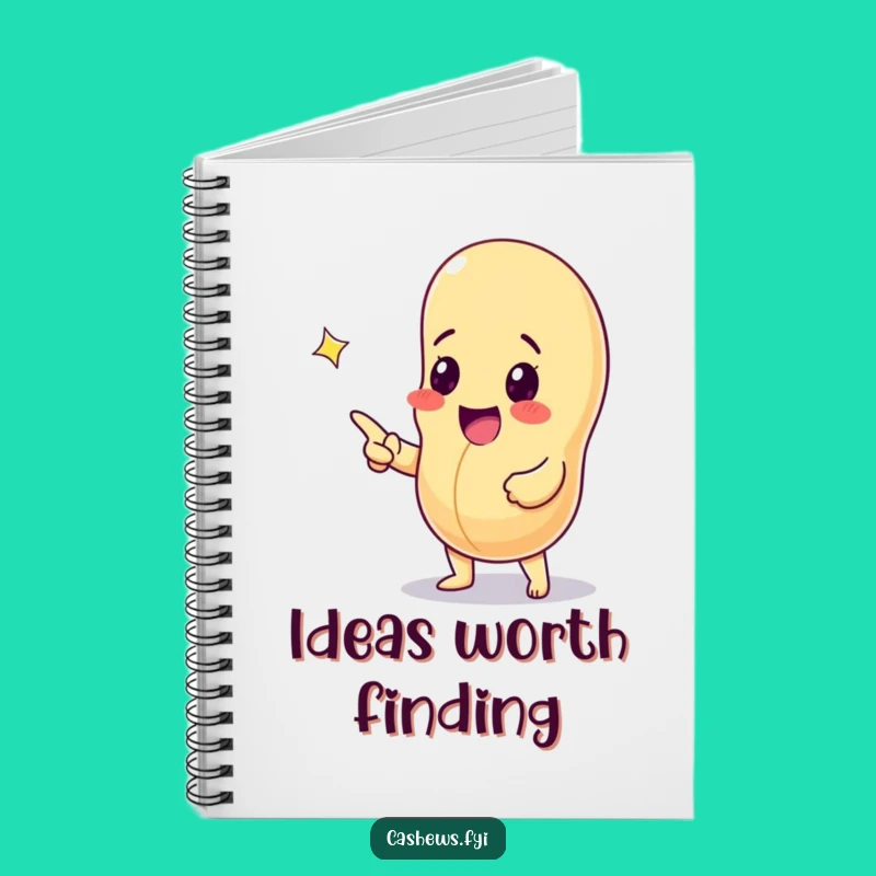 Funny Cashew Nut Discovery Log Notebook - Record Your Finds!
