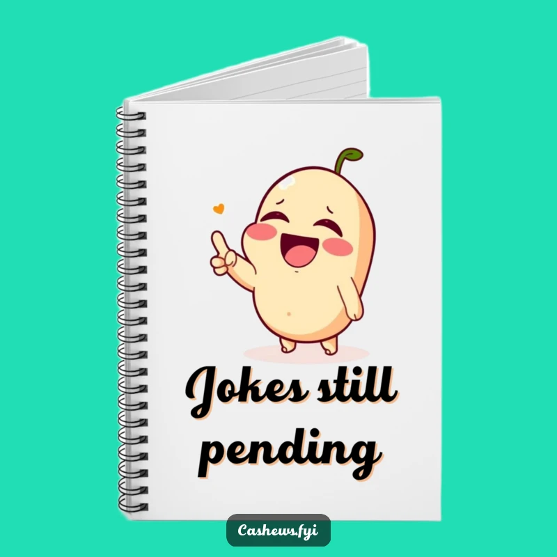 Funny Laughing Cashew Notebook - Hilarious Journal for Jokesters