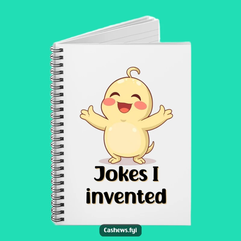 Funny Laughing Cashew Notebook: Jot Down Joyful Thoughts and Giggles