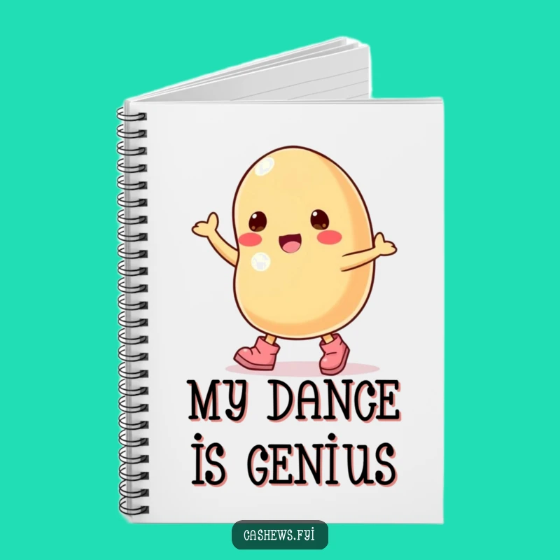Funny Dancing Cashew Notebook - Journal for Your Most Groovy and Fun Ideas