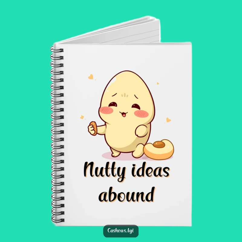 Funny Cashew Swoon Notebook: Capture Dramatic Thoughts with Nutty Inspiration