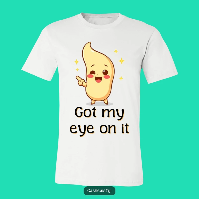 Funny Cashew T-Shirt: Enthusiastic Character & Imaginary Cashew, Perfect Gift