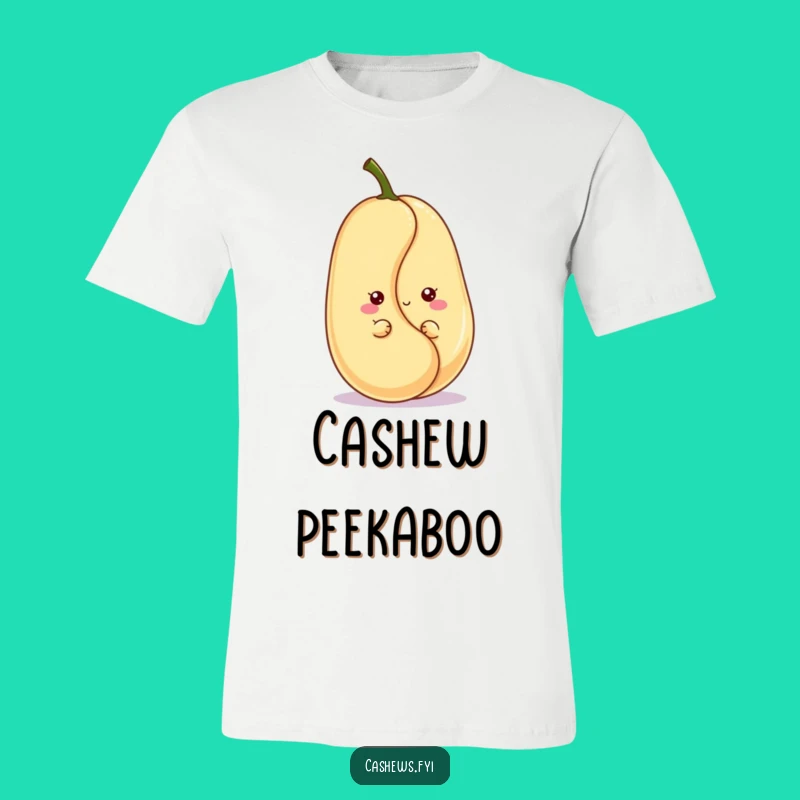 Funny Kawaii Cashew T-Shirt: Wear Your Playful Grin with Adorable Nutty Style