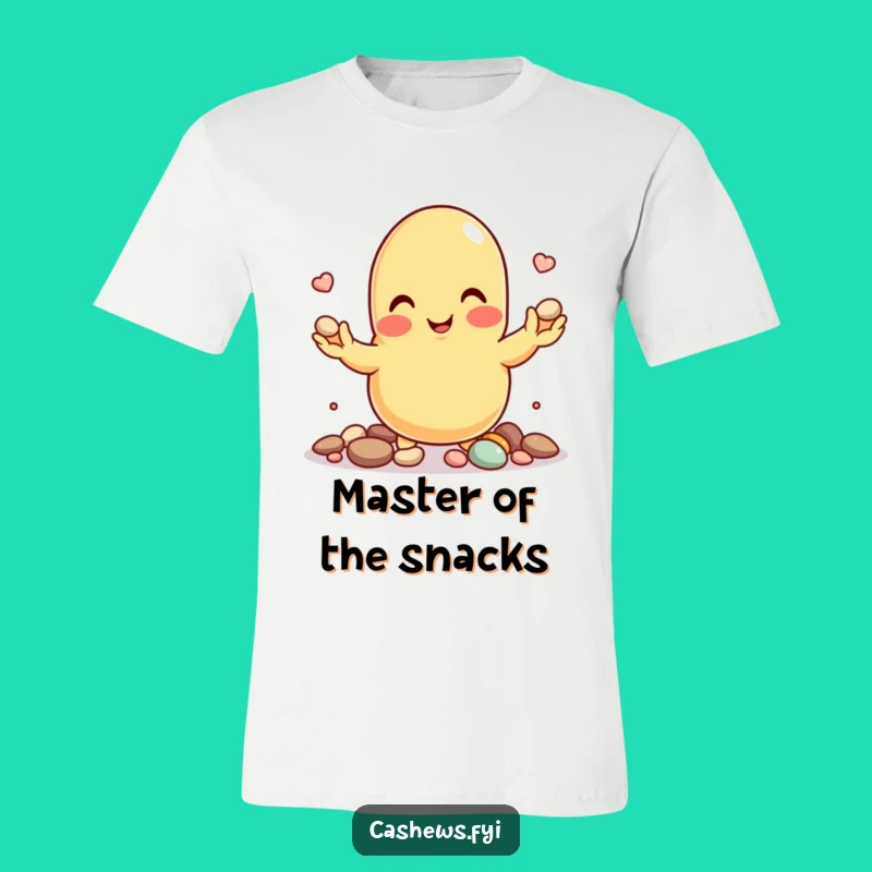 Funny Juggling Cashew T-Shirt - Talented Nut Tee for Skillful Fun Lovers