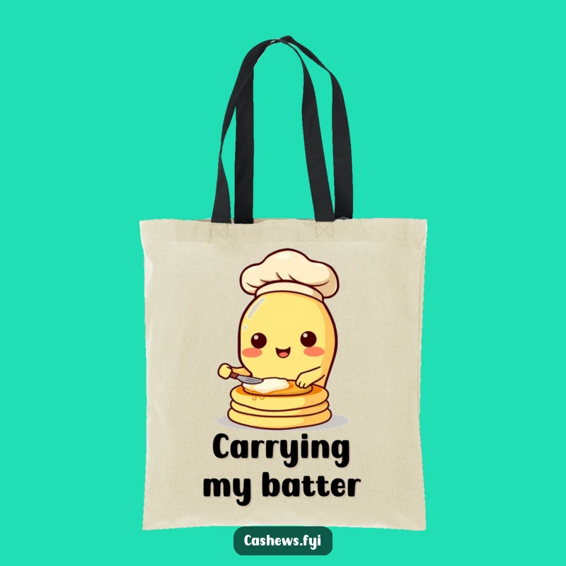 Funny Cashew Chef Tote Bag: Carry Your Laughs & Groceries in Style