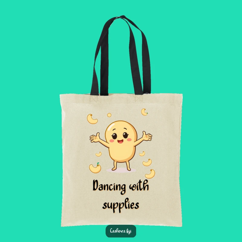 Funny Cashew Dance Tote Bag: Carry Your Moves and Essentials with Nutty Flair