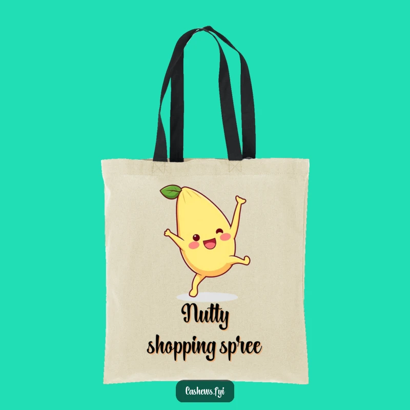 Funny Kawaii Cashew Cartwheel Tote Bag: Carry Your Laughs in Style!