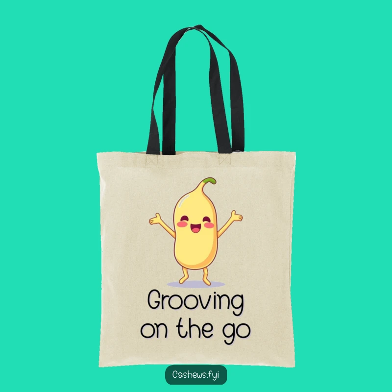 Funny Kawaii Cashew Dance Tote Bag - Fun & Hilarious Carry-All