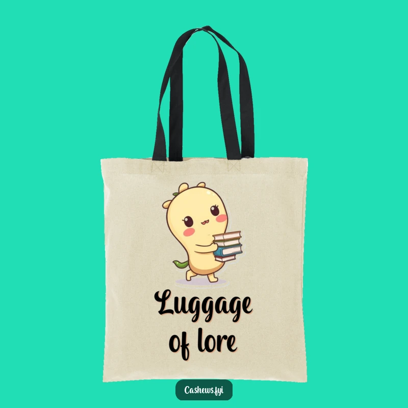 Funny Cashew Books Tote Bag: Carry Your Load with This Hilarious Nutty Accessory!