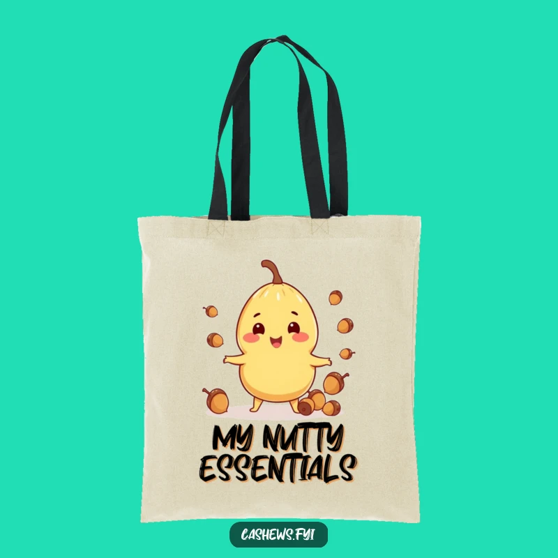Funny Juggling Cashew Tote Bag: Carry Your Essentials with Nutty Charm